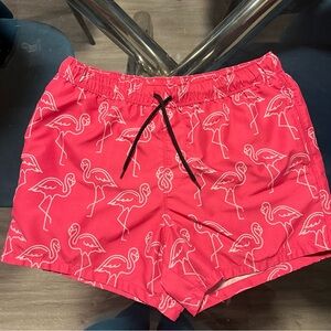 Pink Flamingo Swim Shorts